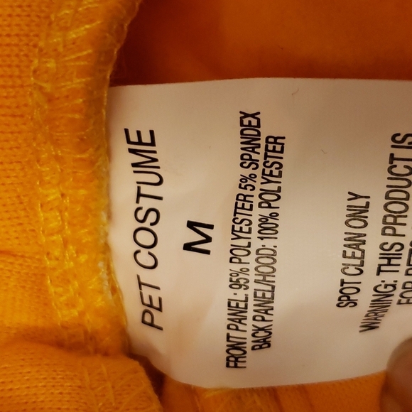 Hyde & EEK! Boutique™ Mustard Hoodie Dog Costume - Size M - Picture 6 of 8